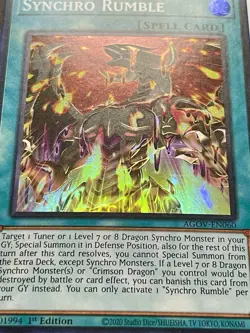 3x Synchro Rumble | AGOV-EN060 | Super Rares | LP | 1st Edition | YuGiOh! - Image 2