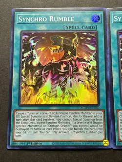 3x Synchro Rumble | AGOV-EN060 | Super Rares | LP | 1st Edition | YuGiOh! - Image 3