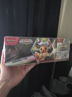 Pokemon Prismatic Evolutions Surprise Box Booster Bundle with Promo Cards - Image 1