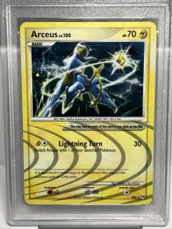 Arceus #AR6 Platinum Arceus Holo Rare Pokemon Card 2009. NM-MT+ 8.5 POP 4 - Image 1