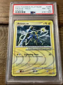 Arceus #AR6 Platinum Arceus Holo Rare Pokemon Card 2009. NM-MT+ 8.5 POP 4 - Image 2