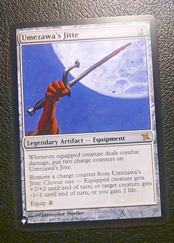 MTG, Umezawa's Jitte - Betrayers of Kamigawa 2005 - Image 2