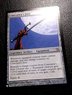MTG, Umezawa's Jitte - Betrayers of Kamigawa 2005 - Image 4