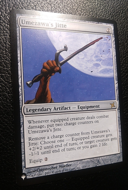 MTG, Umezawa's Jitte - Betrayers of Kamigawa 2005 - Image 5