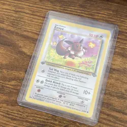 Pokemon TCG Eevee Jungle 1st Edition Card 51/64, Regular, Beautiful LP - Image 3