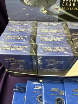 Star Trek TNG Customizable Card Game 8 Sealed Starter Decks & 4 Sealed Packs - Image 2