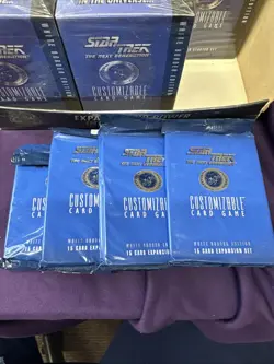 Star Trek TNG Customizable Card Game 8 Sealed Starter Decks & 4 Sealed Packs - Image 4