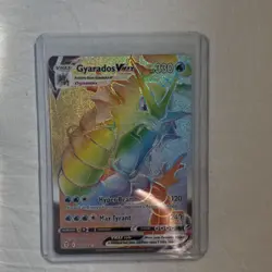 Pokemon Gyarados VMAX Secret Rare Full Art Holo 207/203 Evolving Skies Card - Image 1
