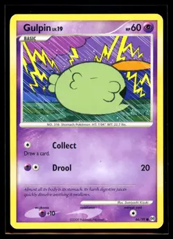 2009 Platinum - Arceus Gulpin #66 Non Holo Pokemon Card - Image 1