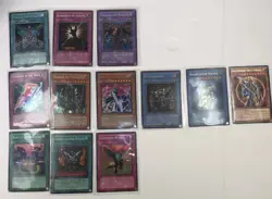 Yu-Gi-Oh Vintage Foil Cards, Lot Of 12. 3 Secret, 6 Ultra, 3 Super Rare. Mp - Image 1