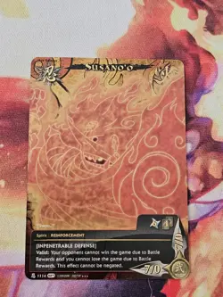 Naruto CCG Susano'o 1st Edition Card #1114 - Image 1