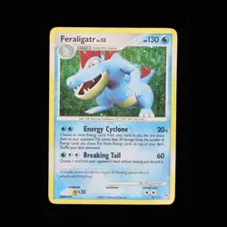 Pokemon TCG Feraligatr 8/123 Mysterious Treasures Holo Card 2007 LP - Image 1