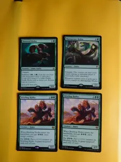Hydra x4 rare - Bristiling x2 KLD, Honored AKH & Managorger ORI MTG 4 card. - Image 1
