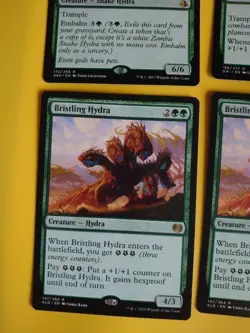 Hydra x4 rare - Bristiling x2 KLD, Honored AKH & Managorger ORI MTG 4 card. - Image 3