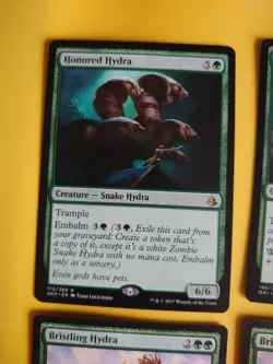 Hydra x4 rare - Bristiling x2 KLD, Honored AKH & Managorger ORI MTG 4 card. - Image 4