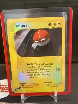 Voltorb 115/147 Pokemon Aquapolis Reverse Holo Rare Card - Image 2