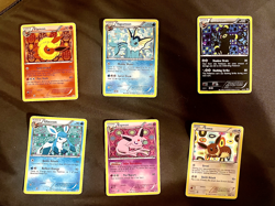 POKEMON BW PROMO CARD LOT- EEVEE, ESPEON, GLACEON, VAPOREON, UMBREON, FLAREON - Image 1