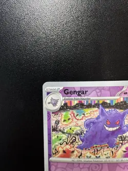 Pokemon TCG Gengar 094/165 Reverse Holo Scarlet Violet 151 Card - Image 3