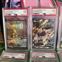 Pokemon Lot 12 Graded Cards English PSA 9 charizard mewtwo zapdos tag team - Image 2