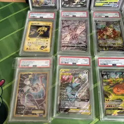 Pokemon Lot 12 Graded Cards English PSA 9 charizard mewtwo zapdos tag team - Image 5