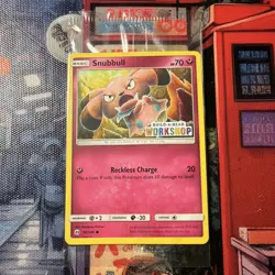 Pokemon TCG Snubbull Build-A-Bear Workshop Stamped Promo 90/149 Sealed Card - Image 1