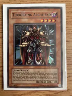 Yu-gi-oh Terrorking Archfiend DR1-EN234 Super Rare NM Card - Image 1