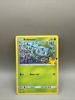 Pokemon Bulbasaur 001/25 McDonald's 25th Anniversary Promo Holo Card English NM - Image 1