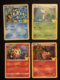 Pokemon TCG: SWSH 4 Card Celebrations 25th Anniversary McDonald’s Starter Promos - Image 1