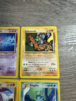 Pokemon Wotc Neo Revelation 4 Rare Vintage Card Collection Lot Starmie Kingdra - Image 4