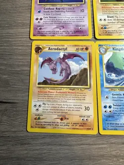 Pokemon Wotc Neo Revelation 4 Rare Vintage Card Collection Lot Starmie Kingdra - Image 5