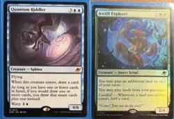 Magic The Gathering Quantum Riddler And Icetill Explorer Edge Of Eternities - Image 1