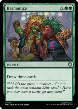 MTG TMNT - Harmonize *Surge FOIL* NM - Image 1