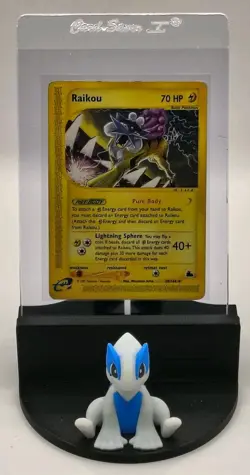 2003 Pokemon TCG Skyridge Raikou Non-Holo 28/144 Rare Card Vintage WOTC MP/HP - Image 1