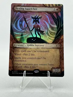 MTG - Hexing Squelcher - Lorwyn Eclipsed - Showcase Foil - NM - Image 1