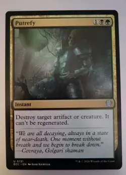 MTG - Lorwyn Eclipsed: Putrefy (0131) - Uncommon - Near Mint - Image 1