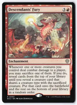 Descendants' Fury R Commander: Lorwyn Eclipsed 93 NM - Image 1