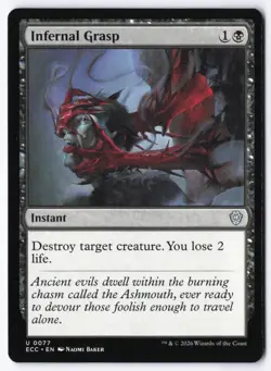 Infernal Grasp U Commander: Lorwyn Eclipsed 77 NM - Image 1