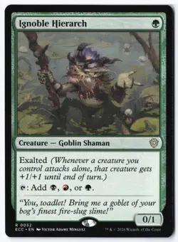 Ignoble Hierarch R Commander: Lorwyn Eclipsed 52 NM - Image 1