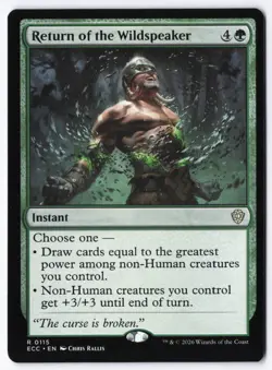 Return of the Wildspeaker R Commander: Lorwyn Eclipsed 115 NM - Image 1