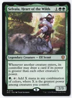 Selvala, Heart of the Wilds M Commander: Lorwyn Eclipsed 116 NM - Image 1