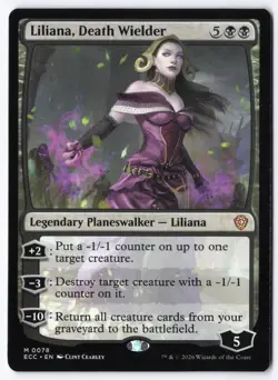 Liliana, Death Wielder M Commander: Lorwyn Eclipsed 78 NM - Image 1