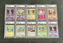 PSA 9 2016 Pokemon XY Evolutions 10 Card Lot Reverse Holo More All Different (h) - Image 1