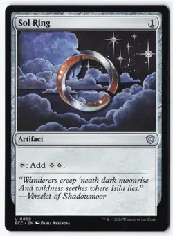 Sol Ring () U Commander: Lorwyn Eclipsed 58 NM - Image 1