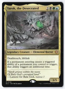 Yarok, the Desecrated M Commander: Lorwyn Eclipsed 136 NM - Image 1