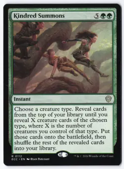 Kindred Summons R Commander: Lorwyn Eclipsed 112 NM - Image 1