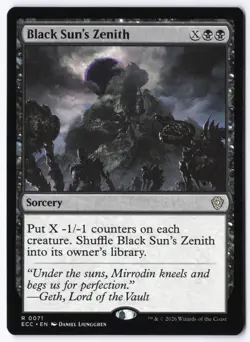 Black Sun's Zenith R Commander: Lorwyn Eclipsed 71 NM - Image 1