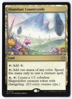 Abundant Countryside R Commander: Lorwyn Eclipsed 22 NM - Image 1