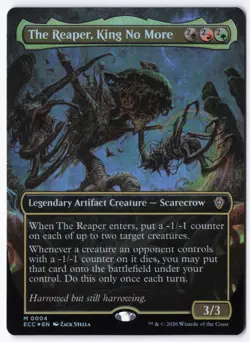 The Reaper, King No More (Borderless) M Commander: Lorwyn Eclipsed 4 NM - Image 1