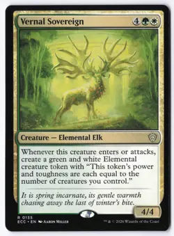 Vernal Sovereign R Commander: Lorwyn Eclipsed 135 NM - Image 1