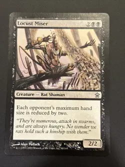 Locust Miser Saviors of Kamigawa #80 Magic the Gathering Mtg UP NM - Image 1